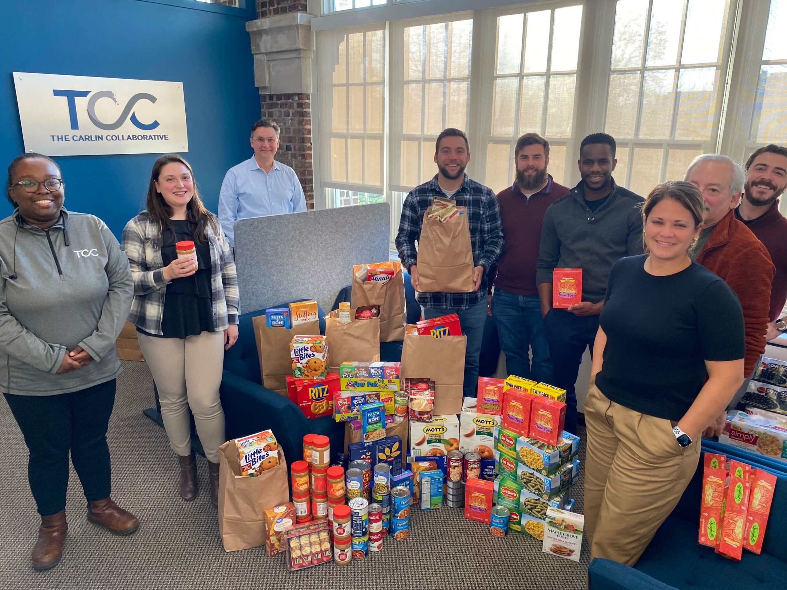 TCC’s 4th Annual Food Drive with Caring for Friends